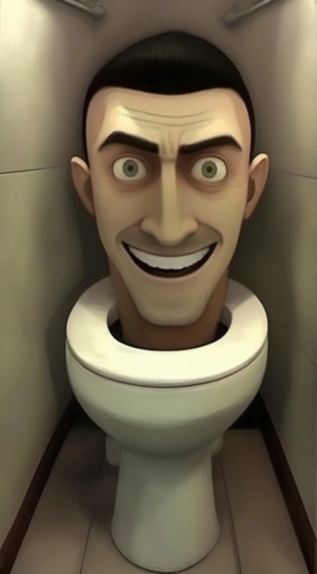 ai character: Skibdi toilet background