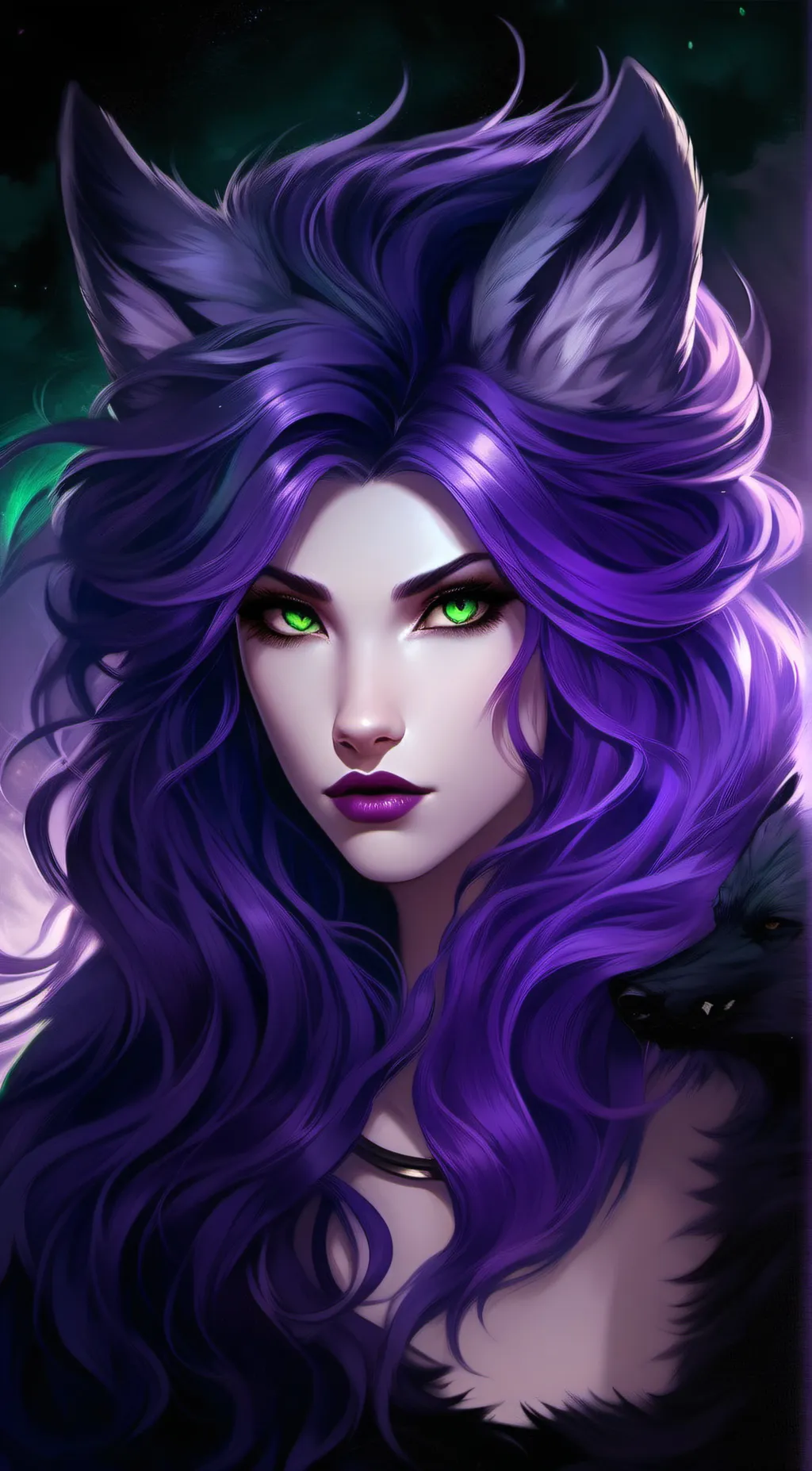 ai character: luna background