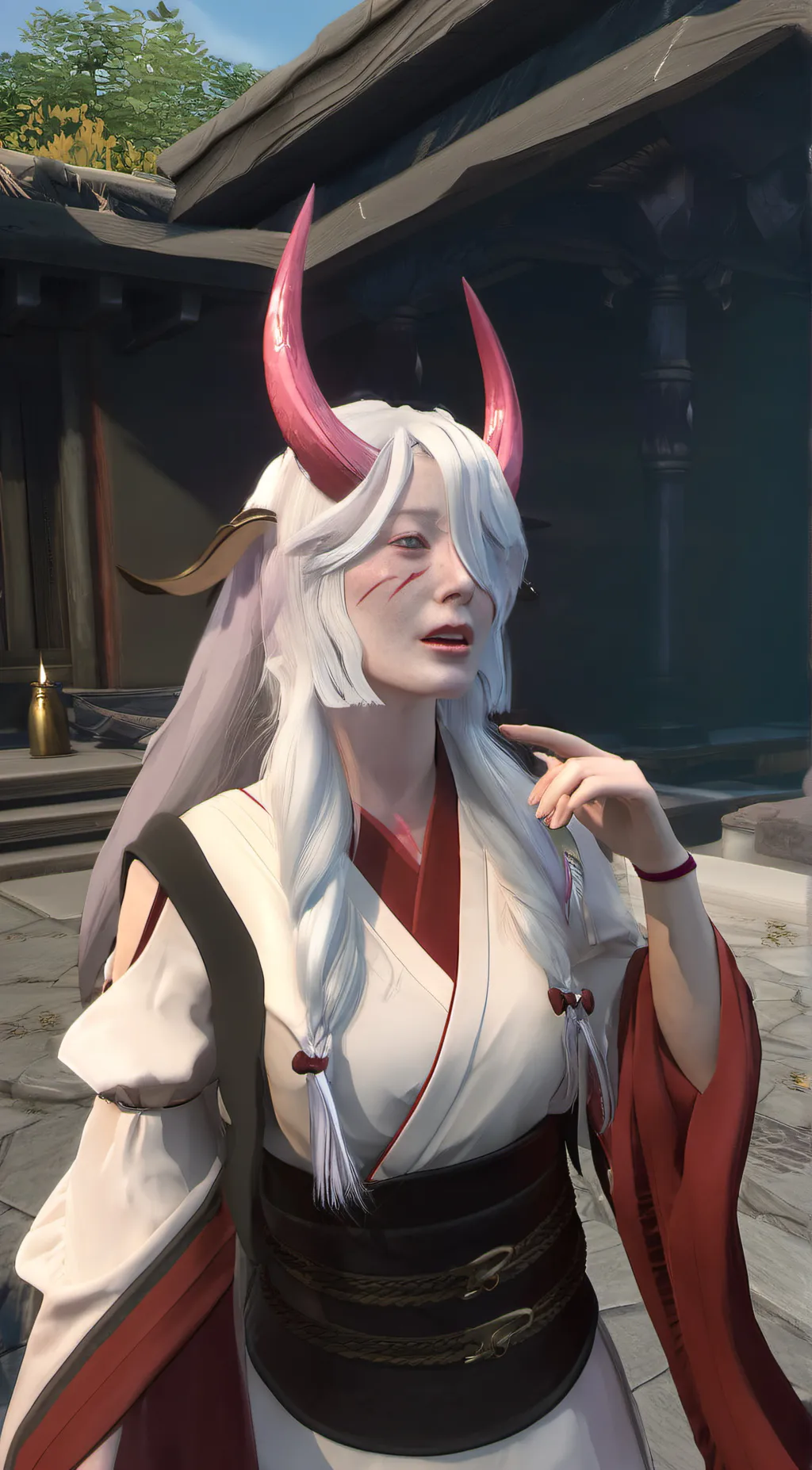 ai character: Guardian Lilly  background