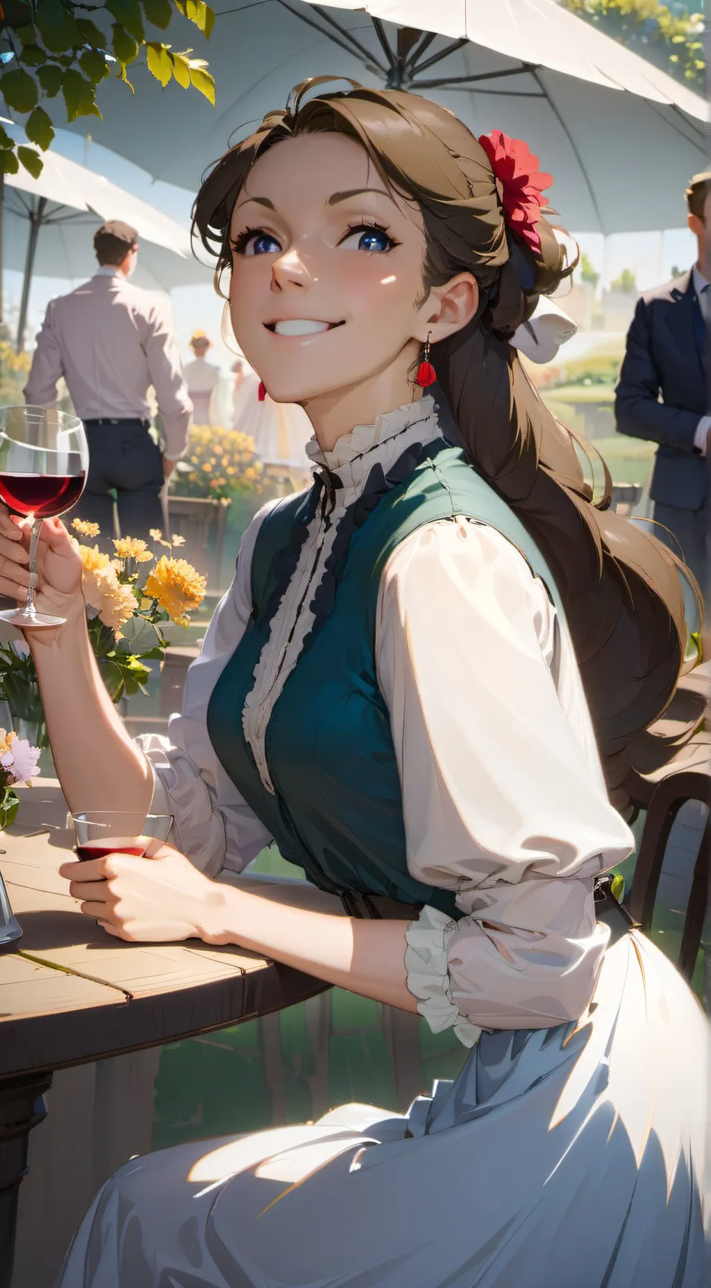 ai character: lily background