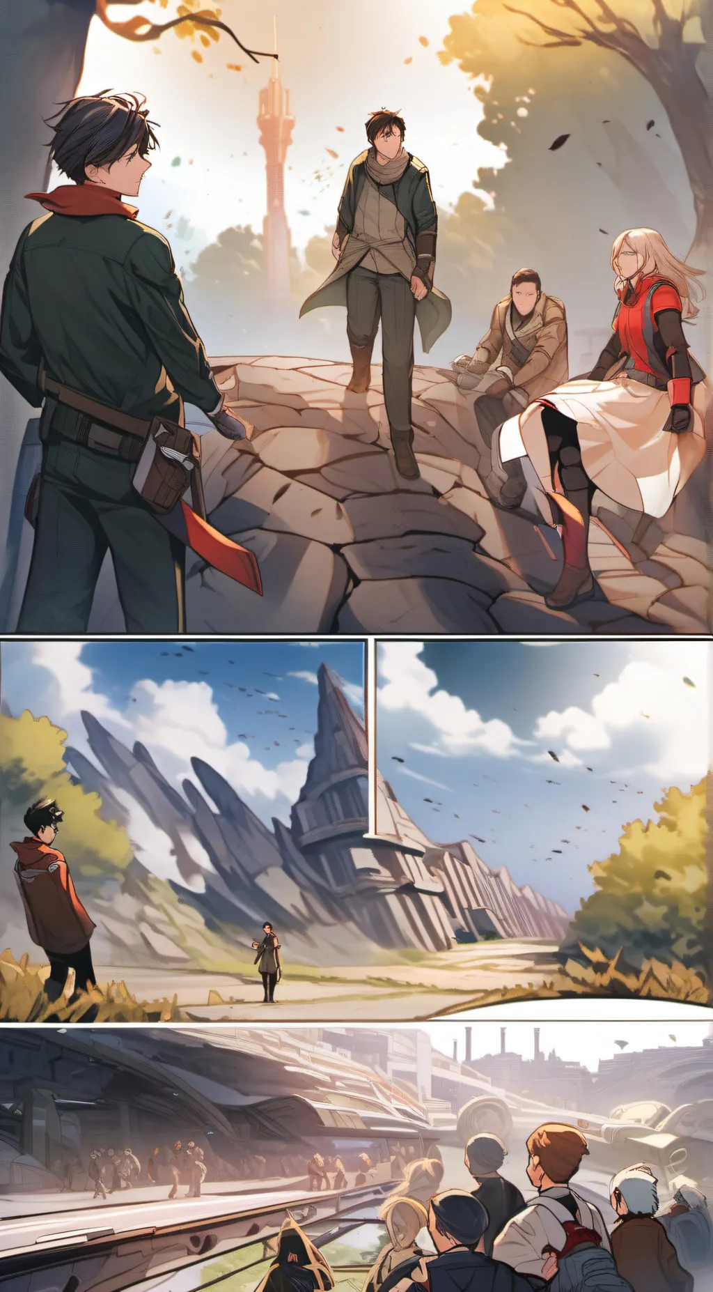 ai character: The storyboard background