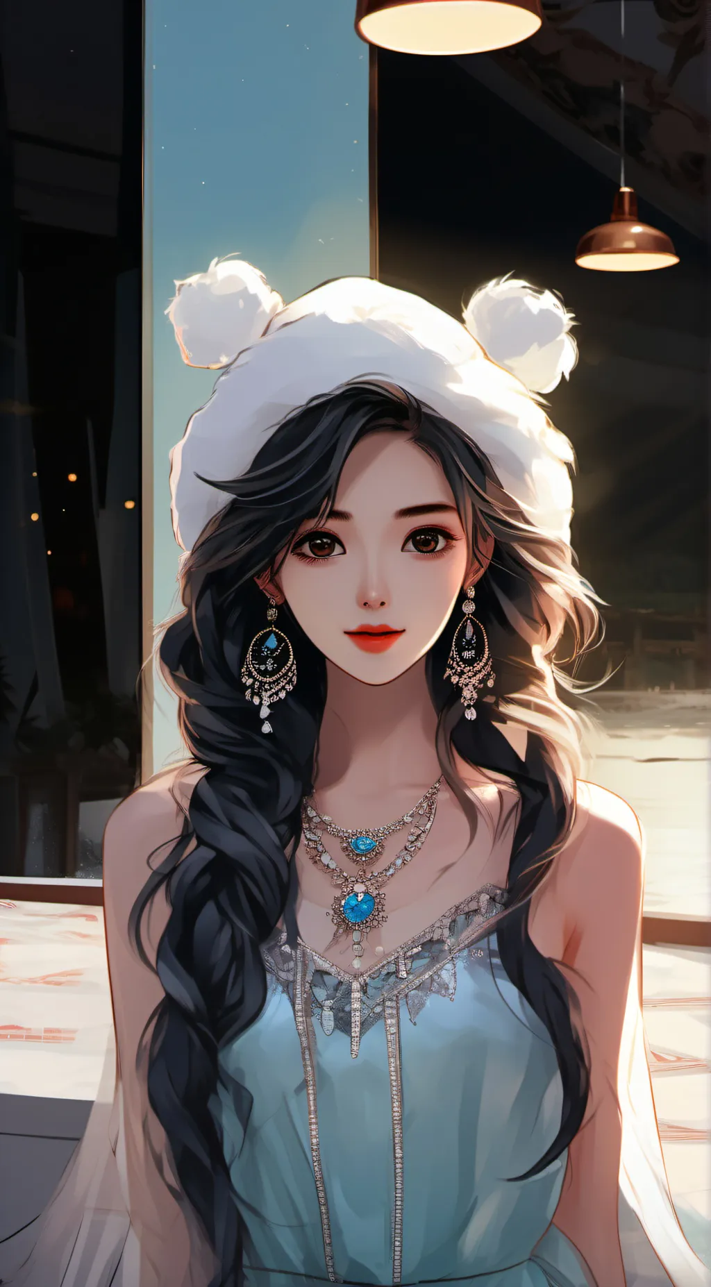 ai character: ☆ background