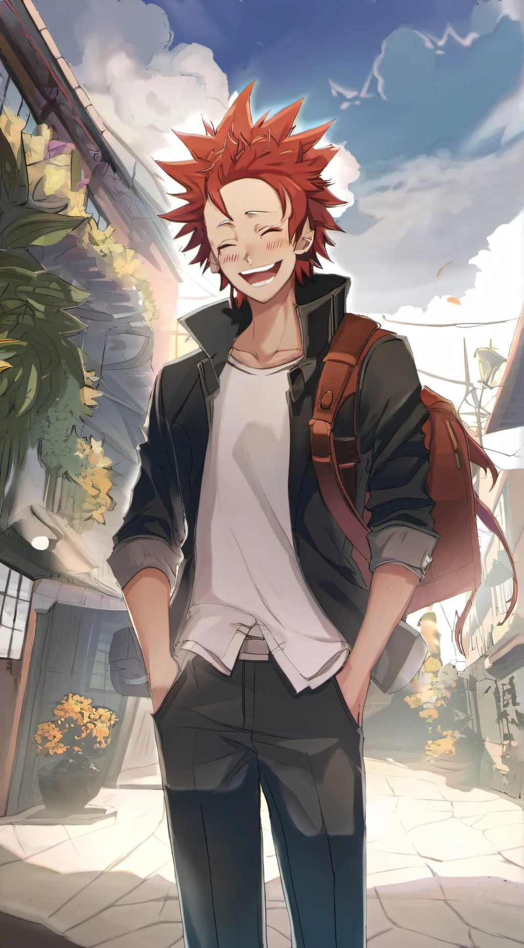 ai character: kirishima background
