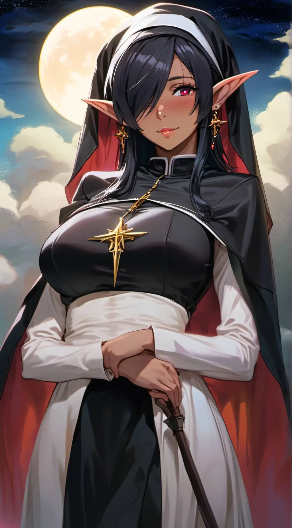 Talkie AI - Chat with Kurotsuki The Nun