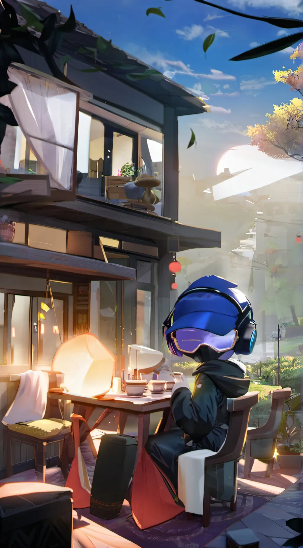 ai character: Female metal sonic background