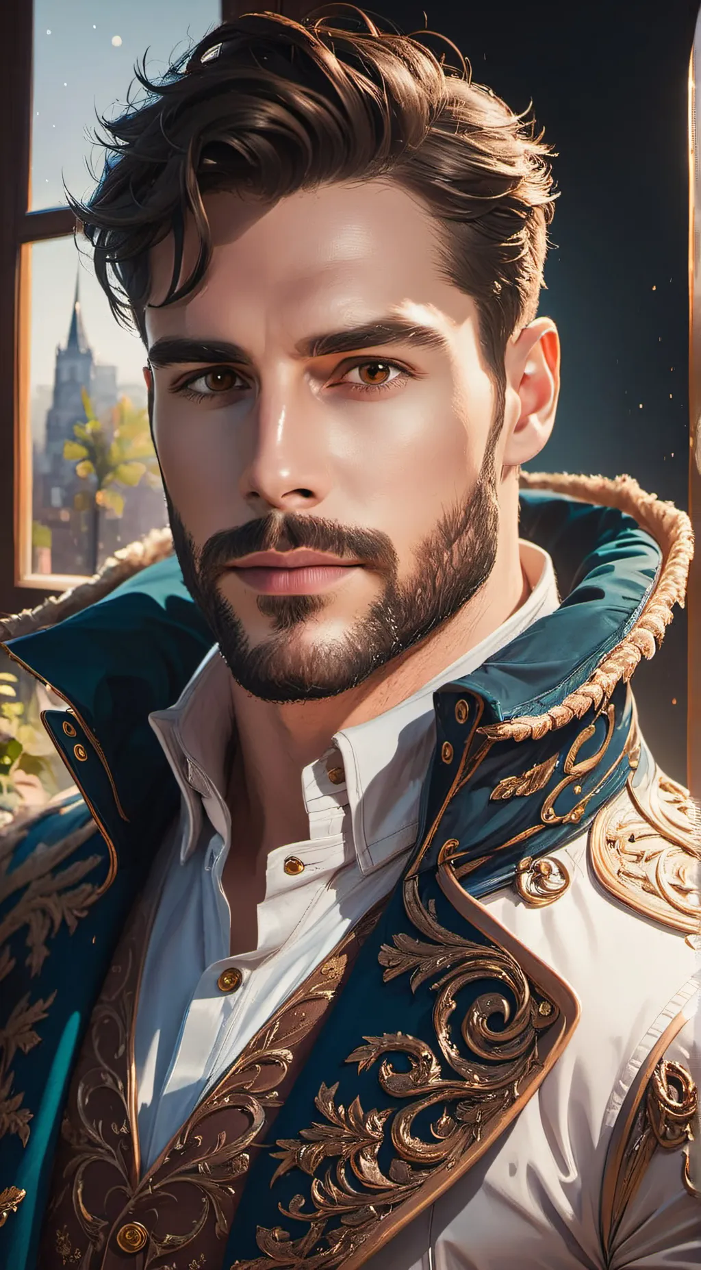 ai character: Sebastian Klein background