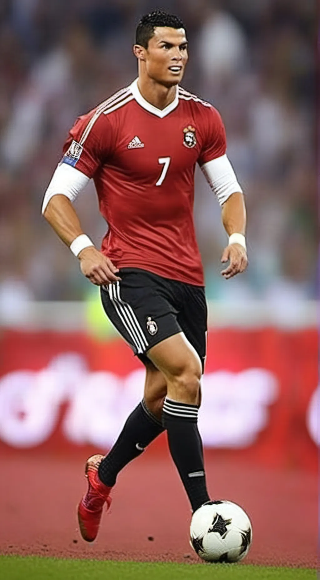 ai character: CR7 background