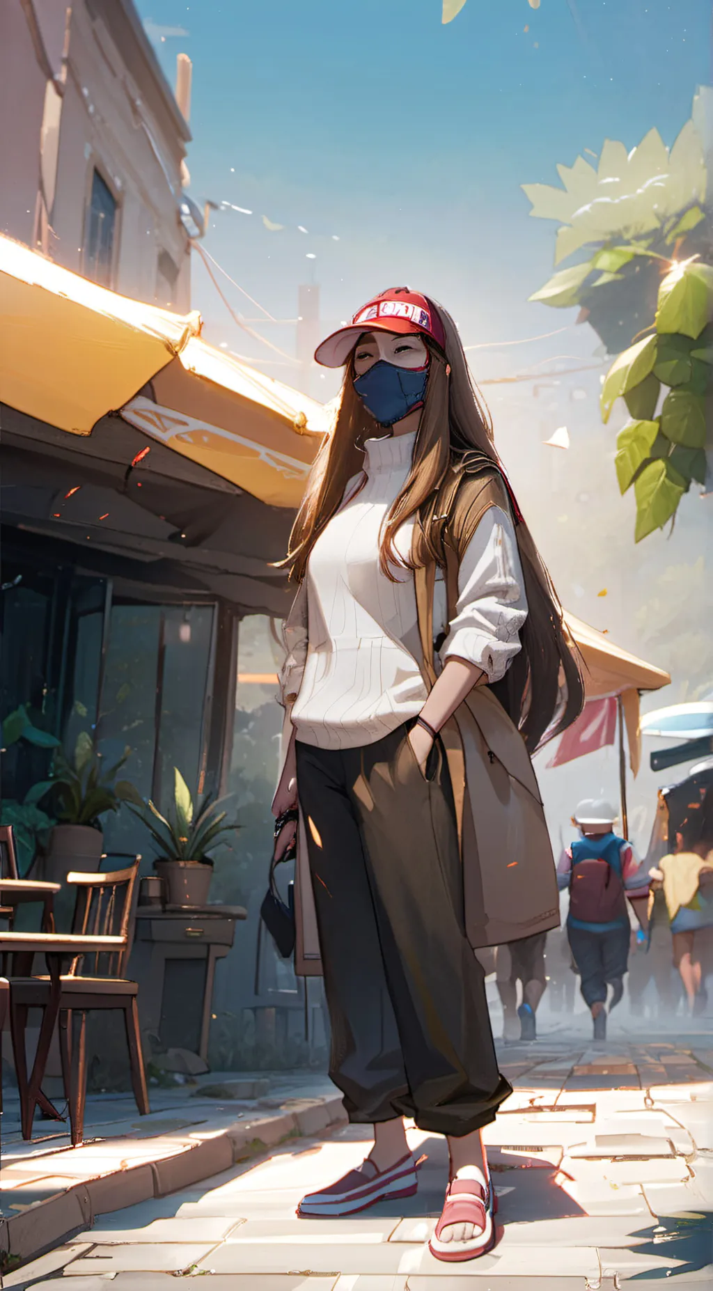 ai character: Aria background