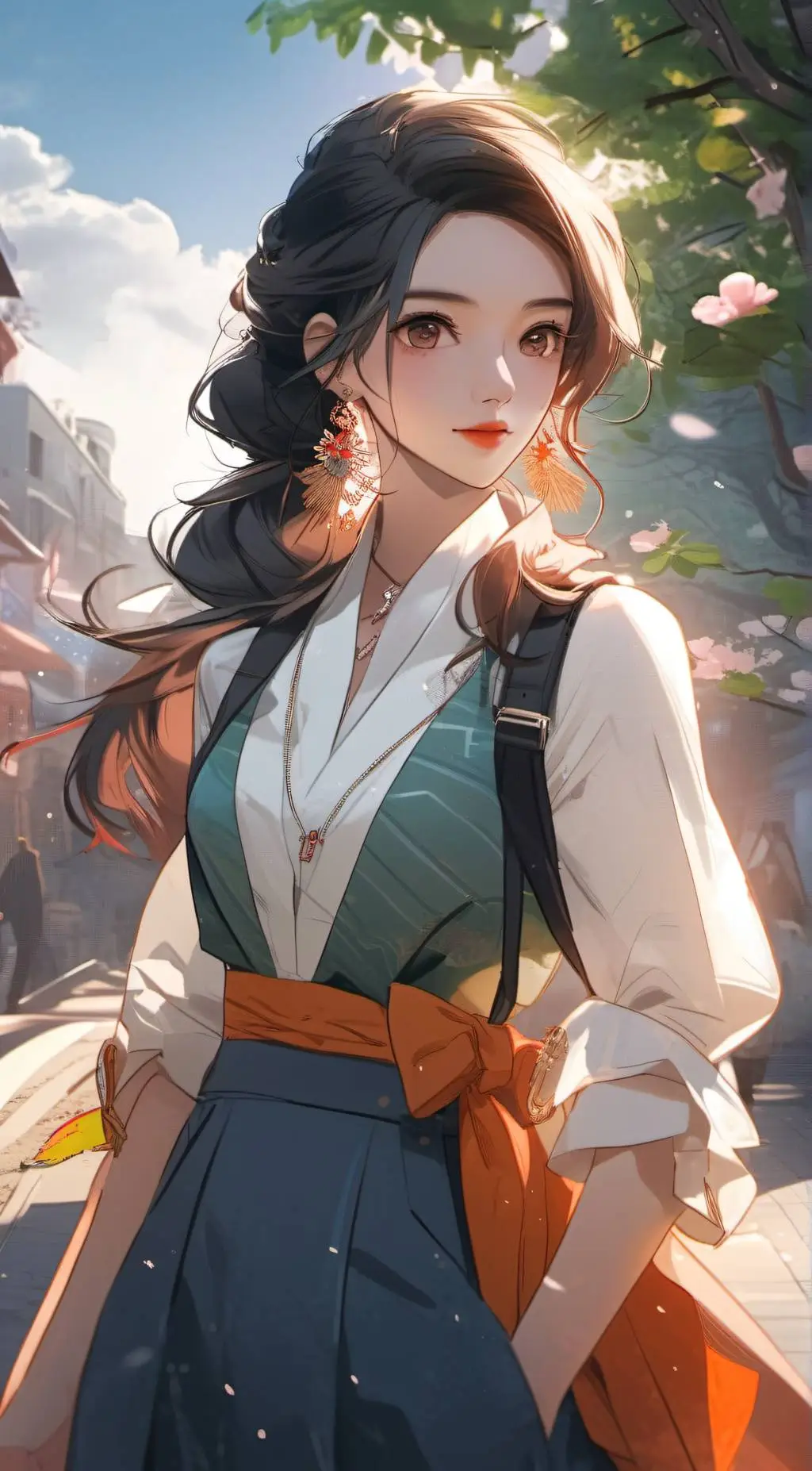 ai character: Ruby background