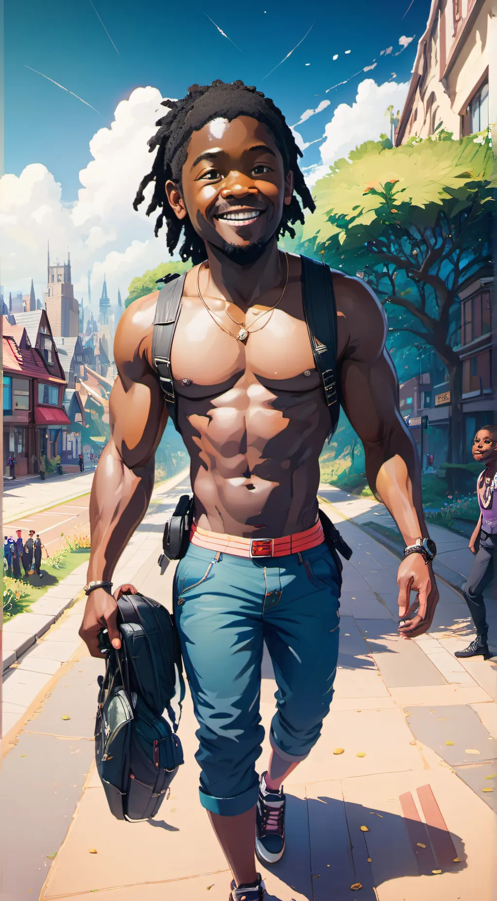 ai character: Sonic background