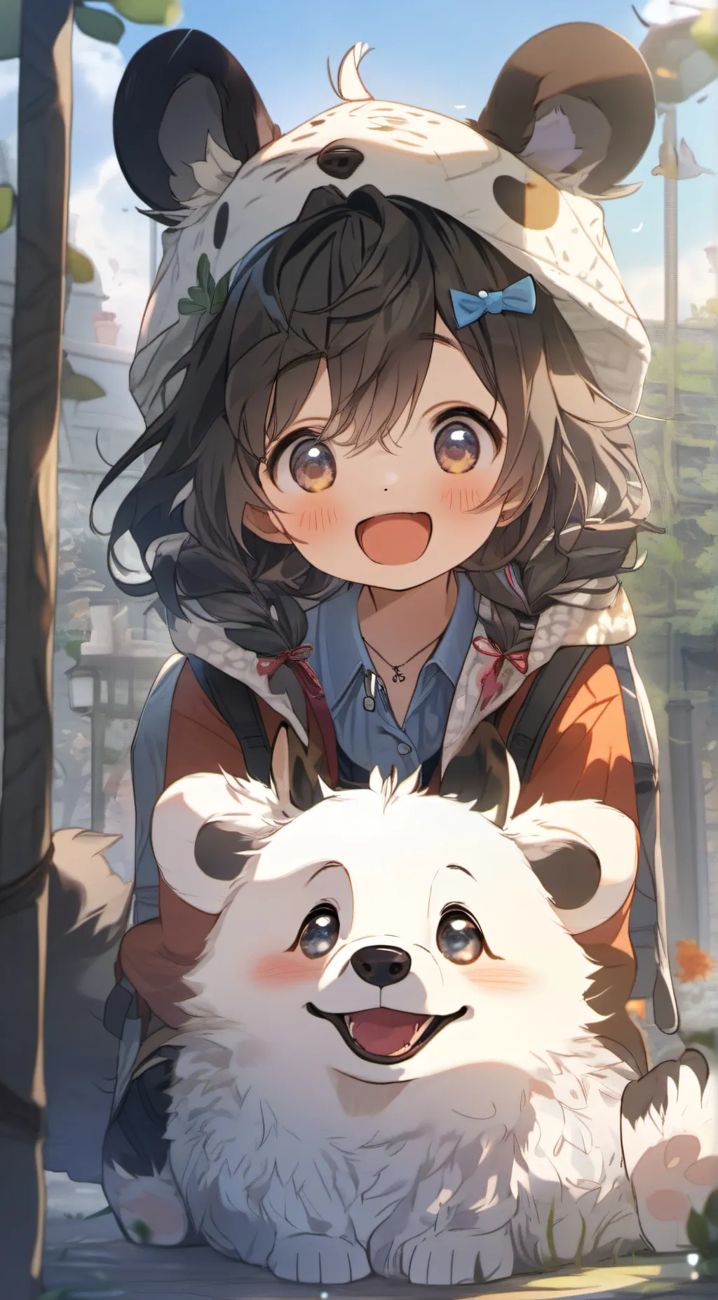 ai character: I'm amy!  background