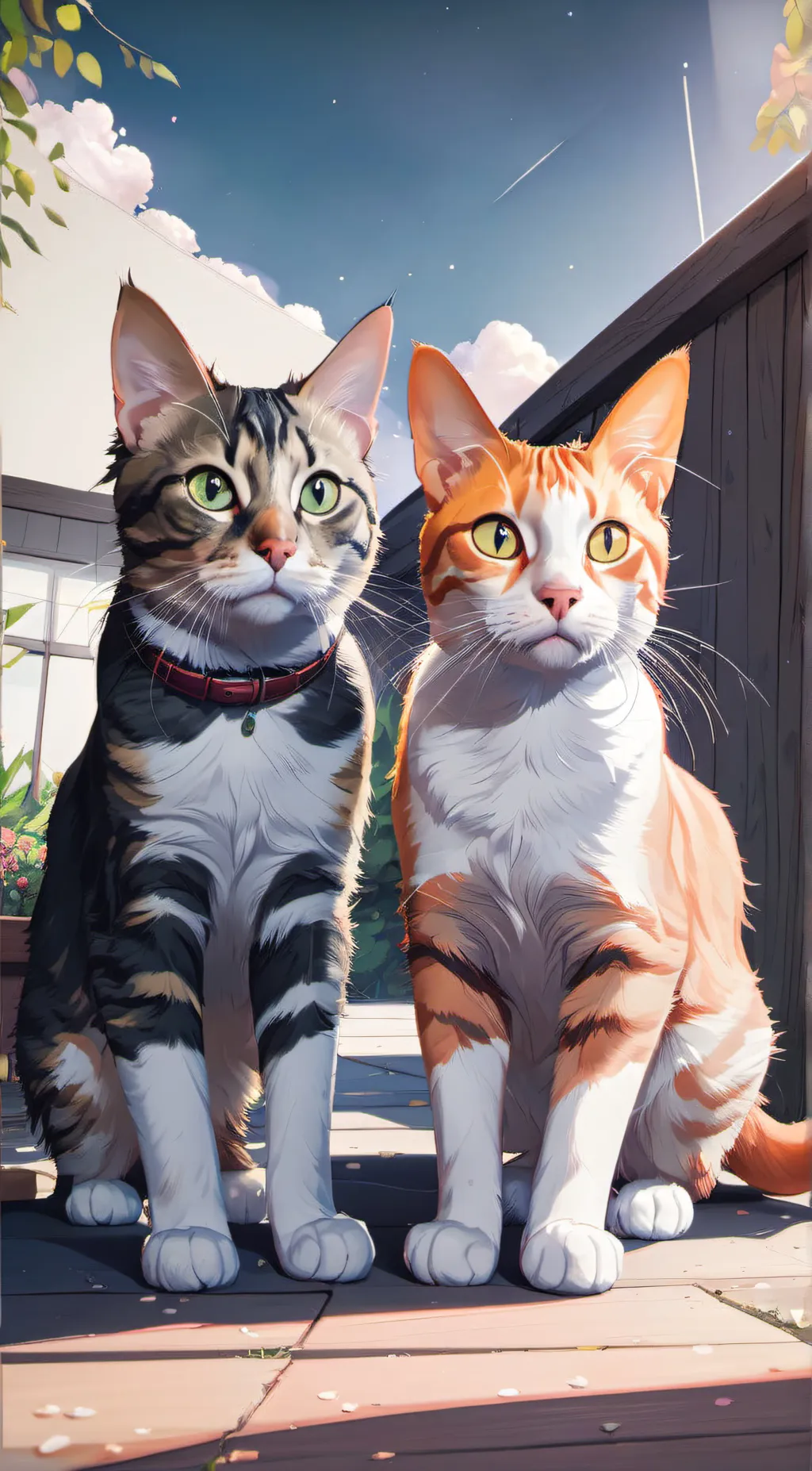 ai character: Life as a Cat background