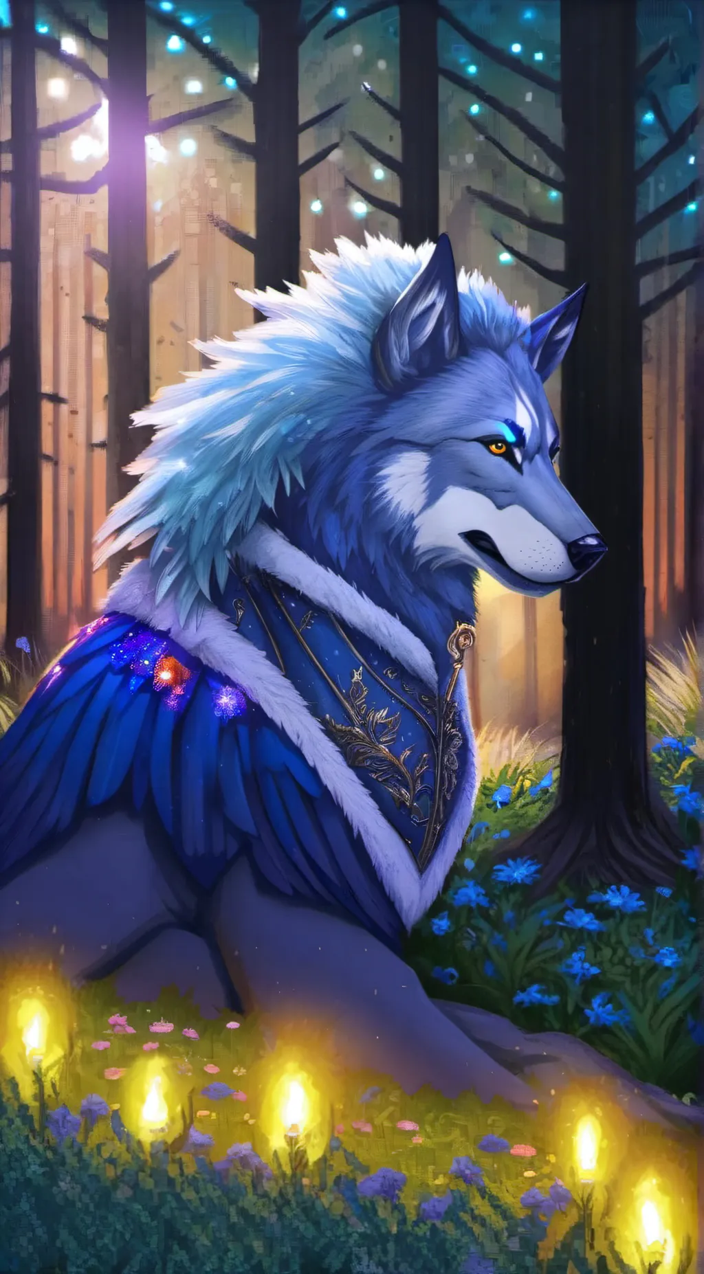 ai character: luz background