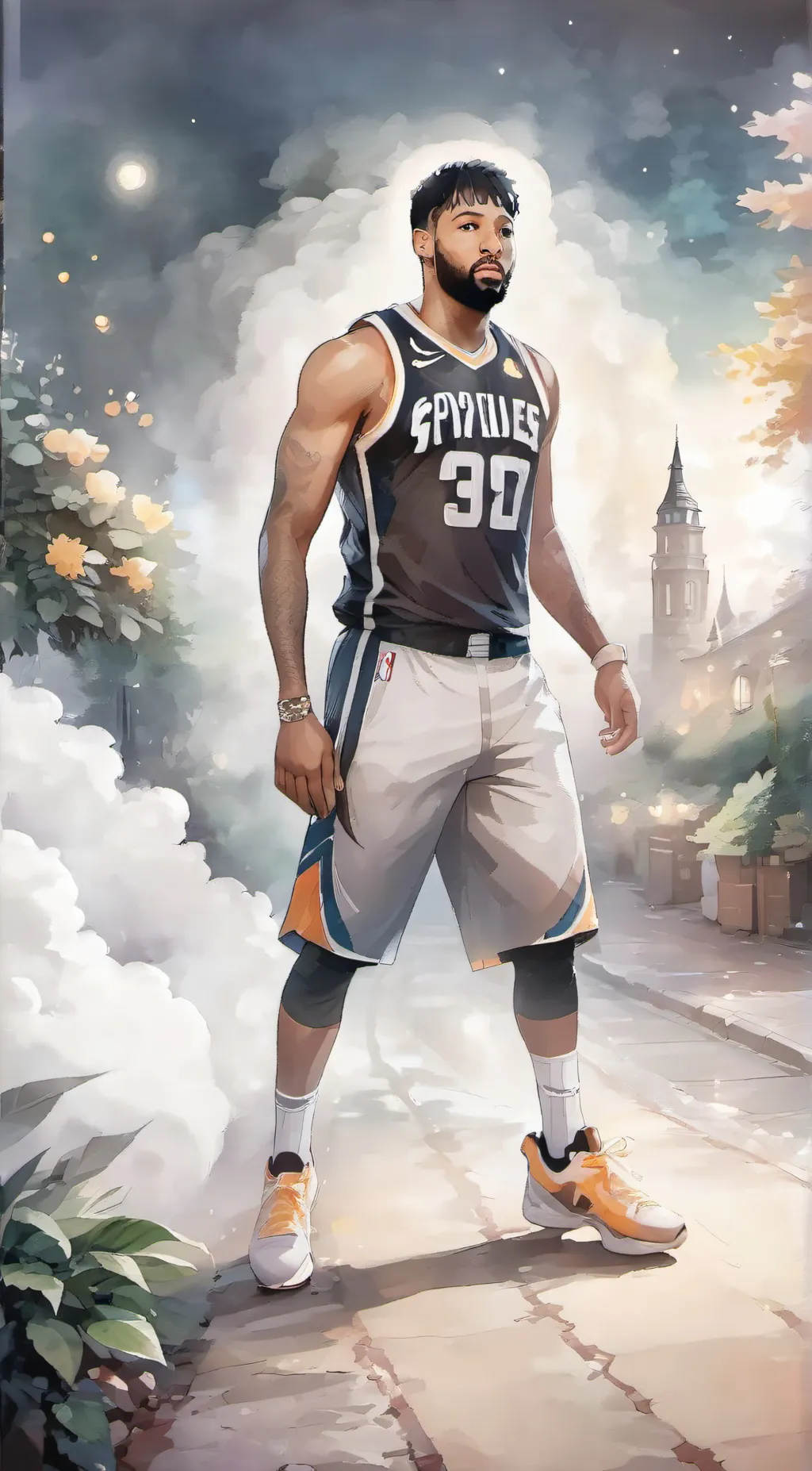 ai character: big poop head background