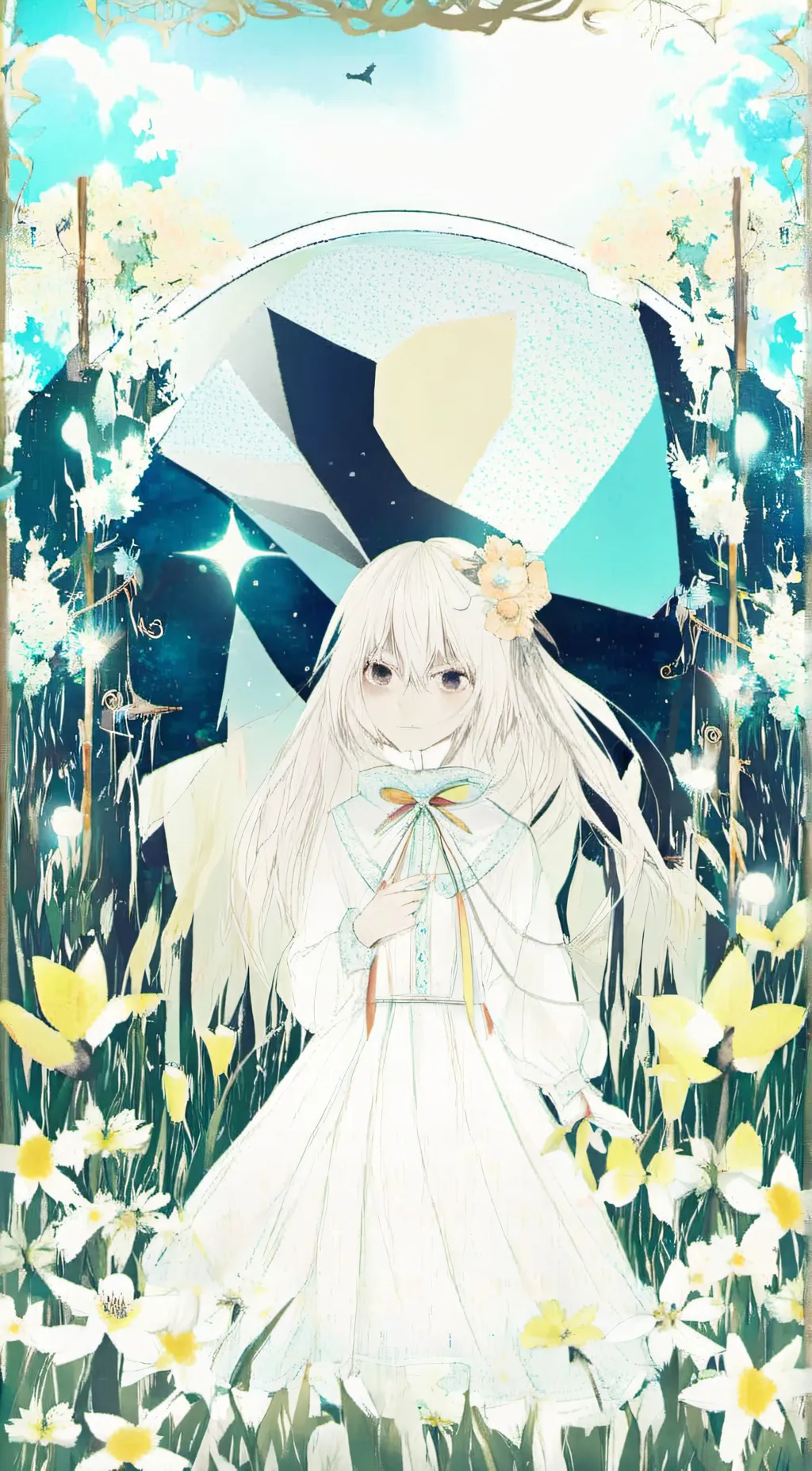 ai character: attractiveablonoli background