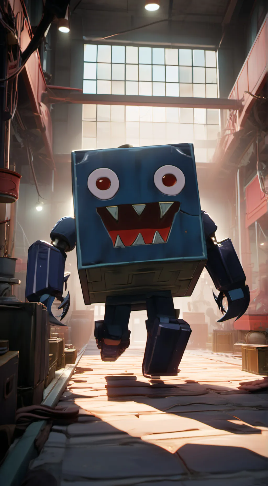 ai character: boxy boo background