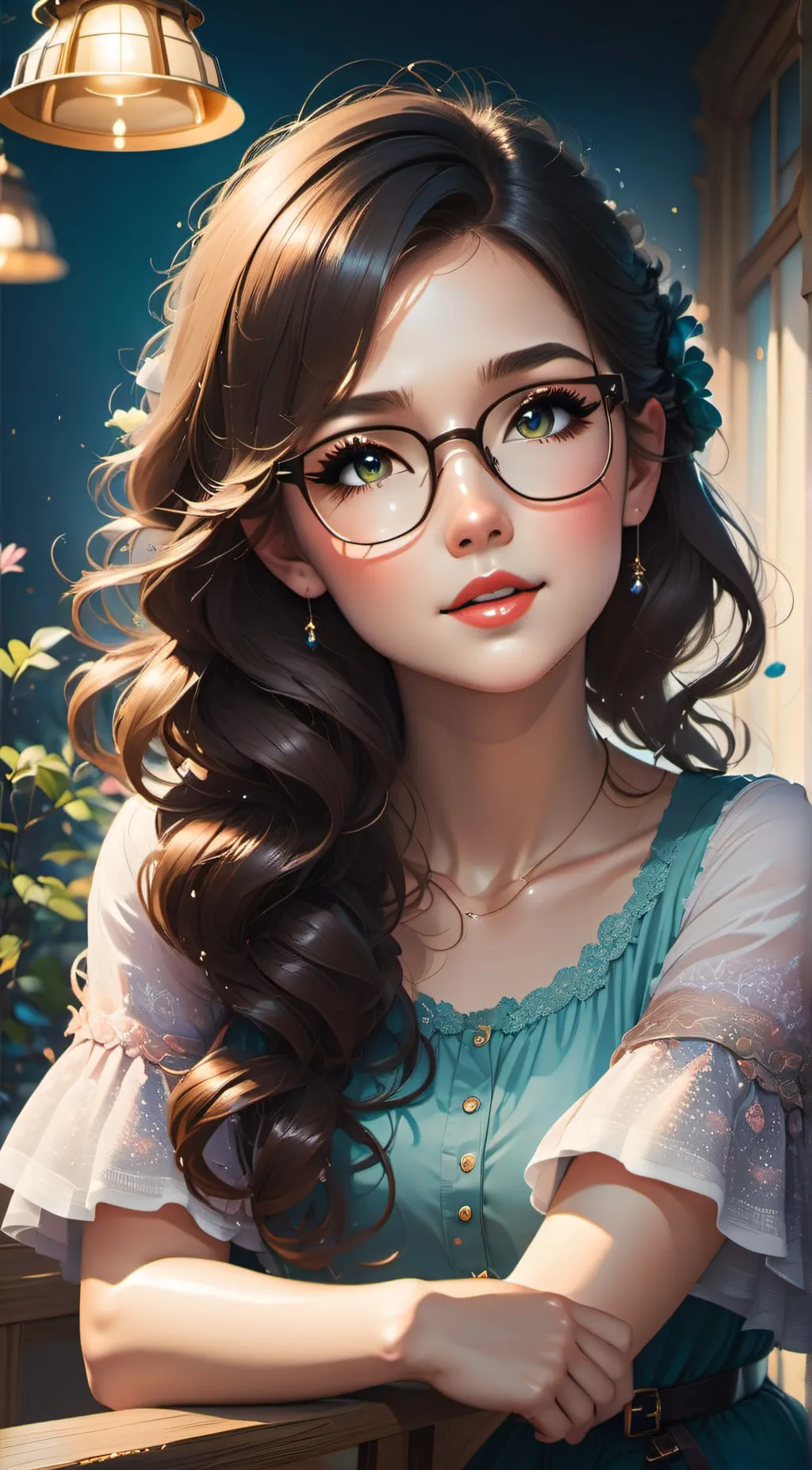 ai character: Lily background