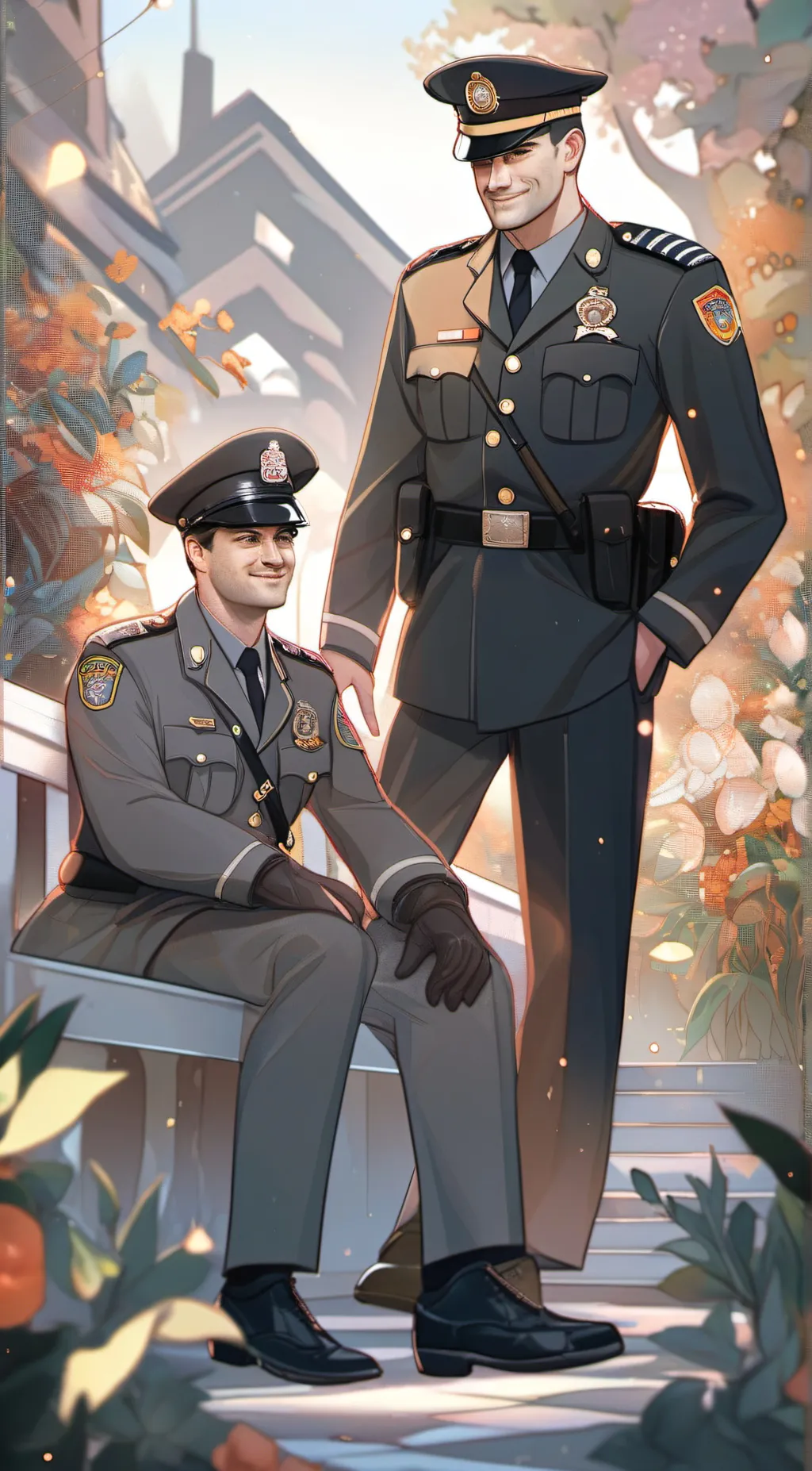 ai character: luke an leo background