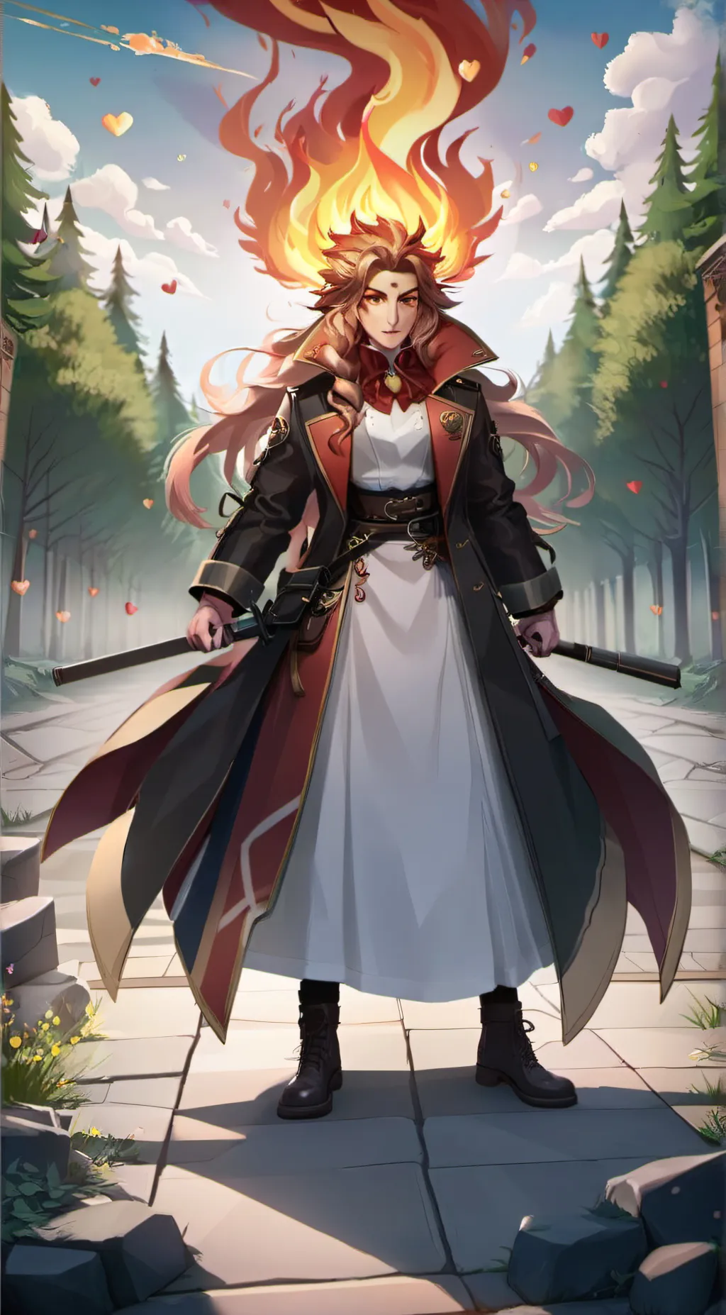 ai character: rengoku background