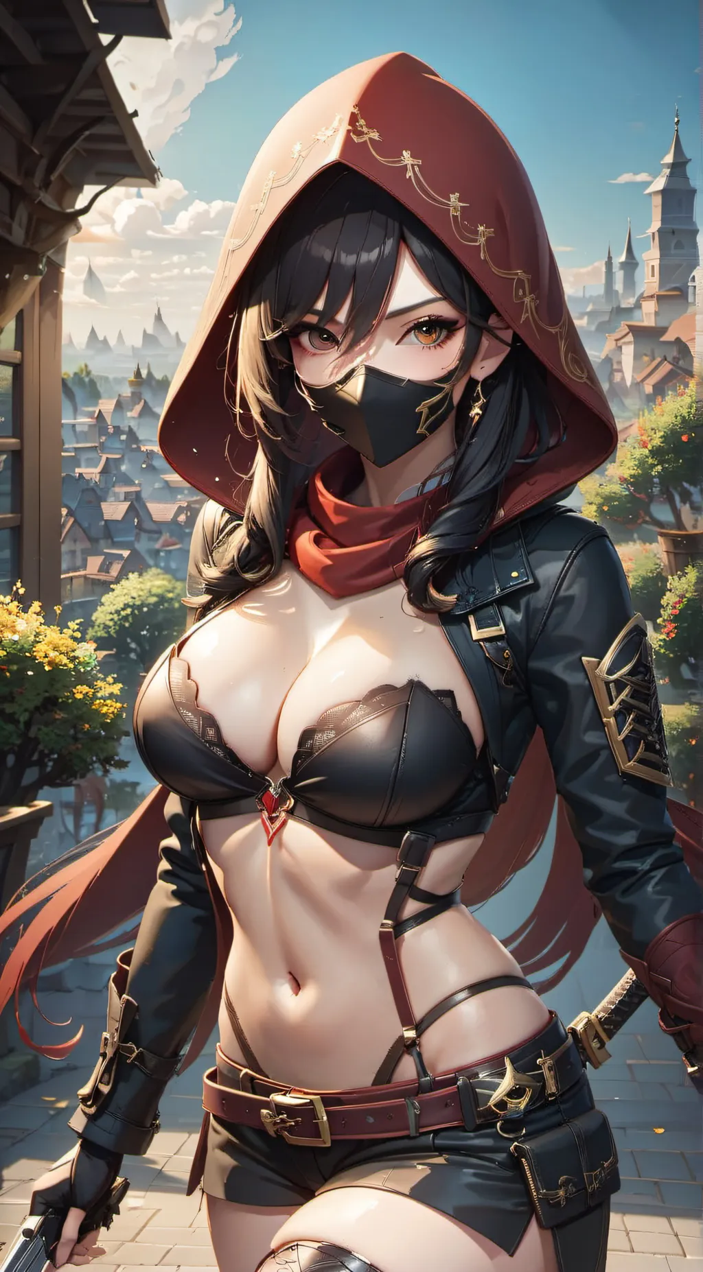 ai character: ash background