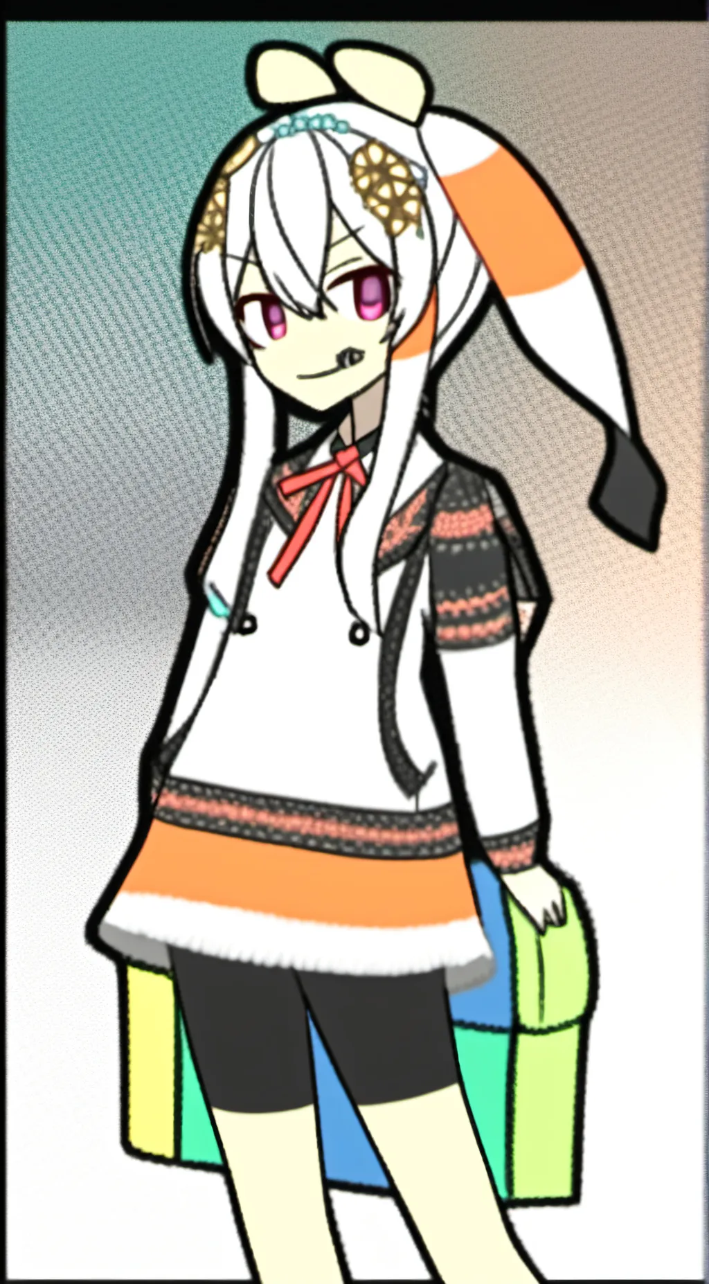 ai character: Sweetheart fan background