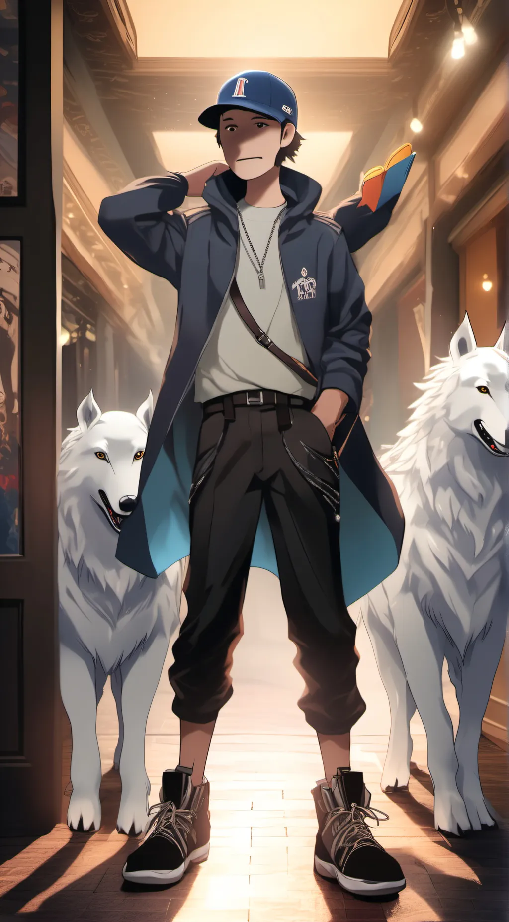 ai character: blake background