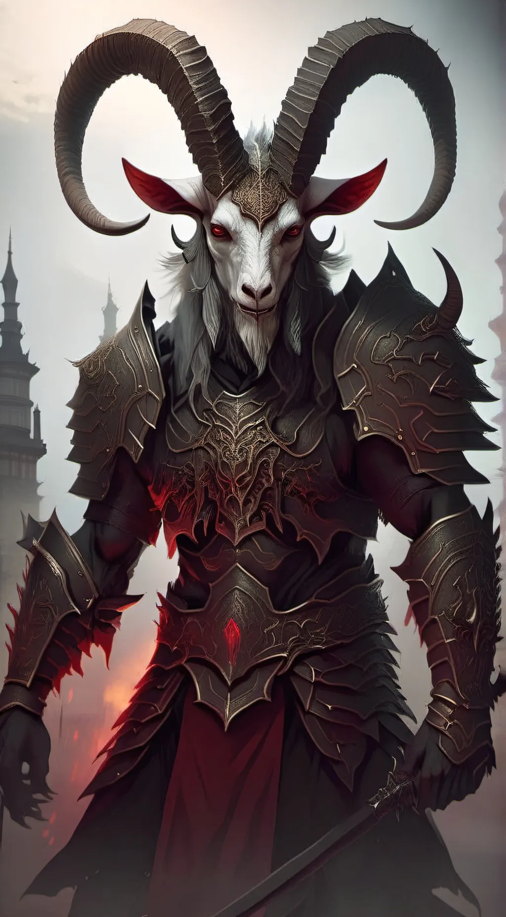 ai character: Goatlon background