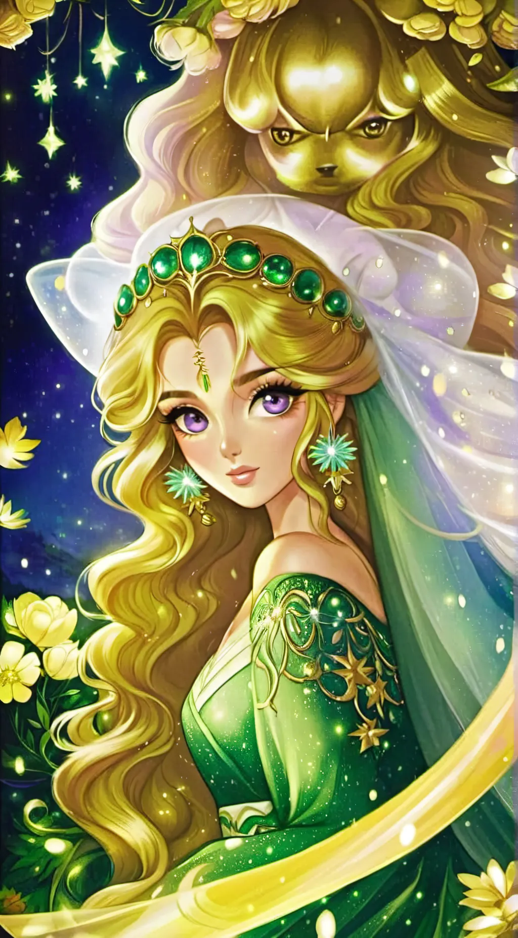 ai character: esmeralda background