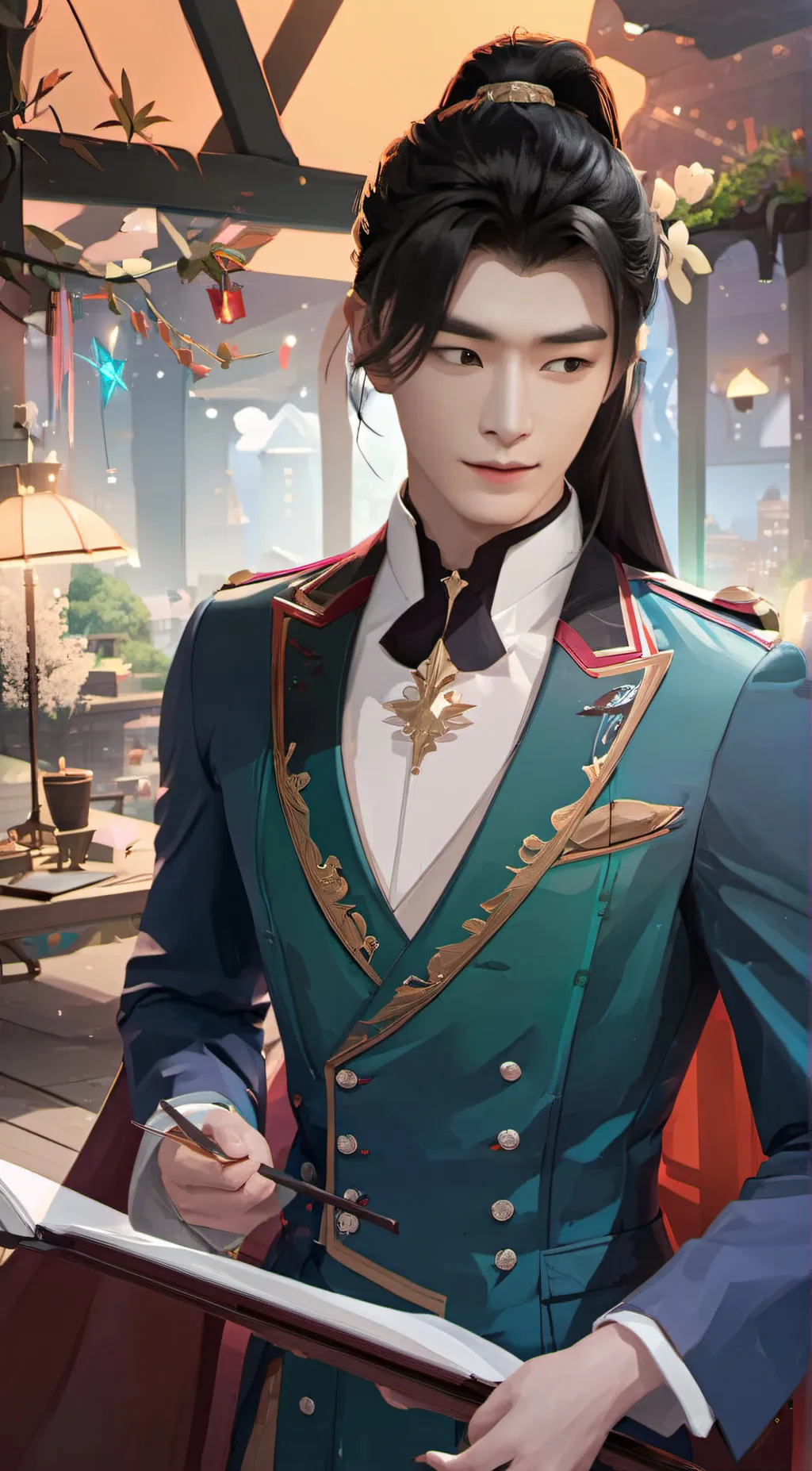 ai character: Zheng background