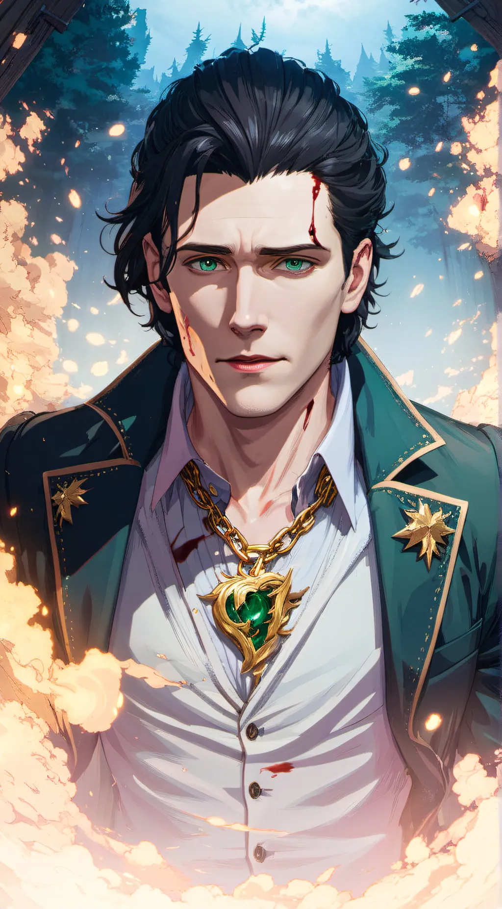 ai character: Liam  background