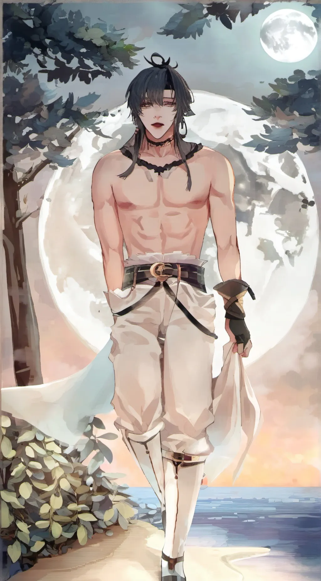 ai character: Aaron  background