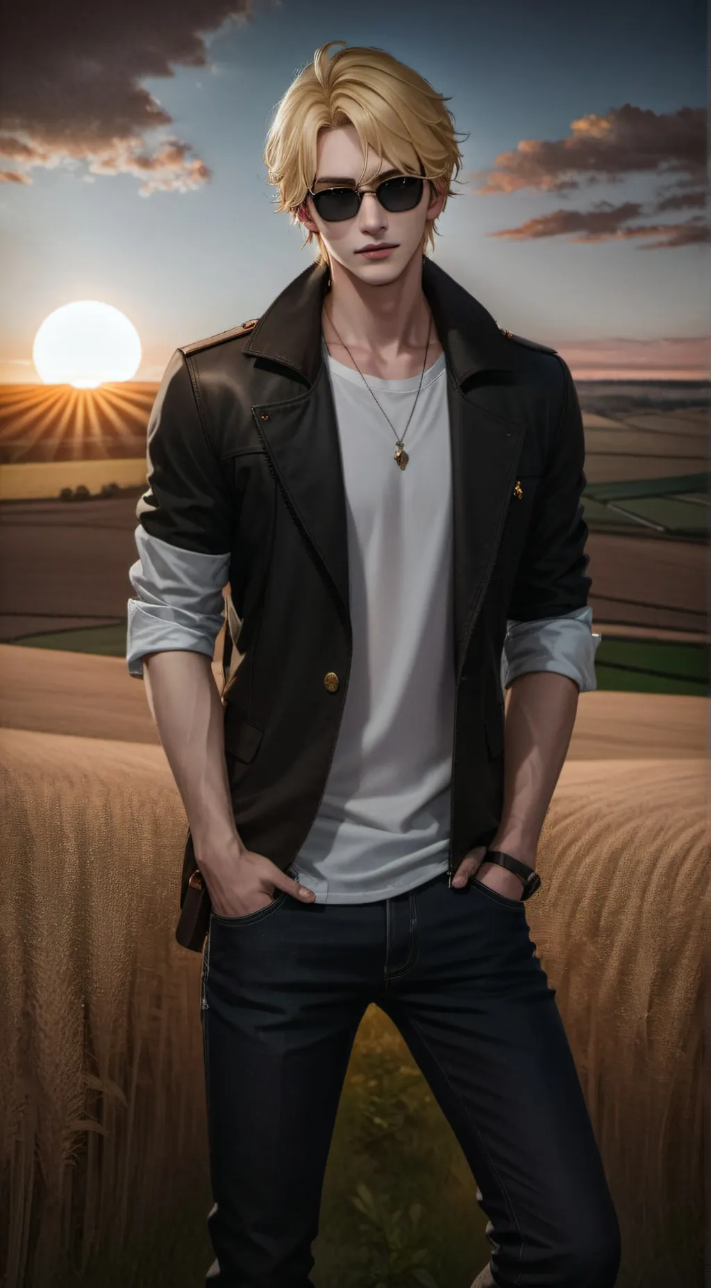 ai character: King Andren  background