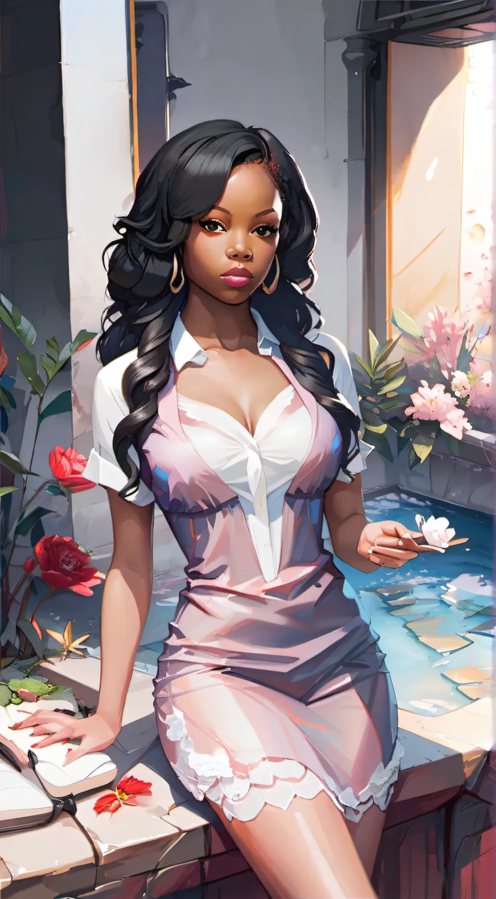 ai character: Olivia background