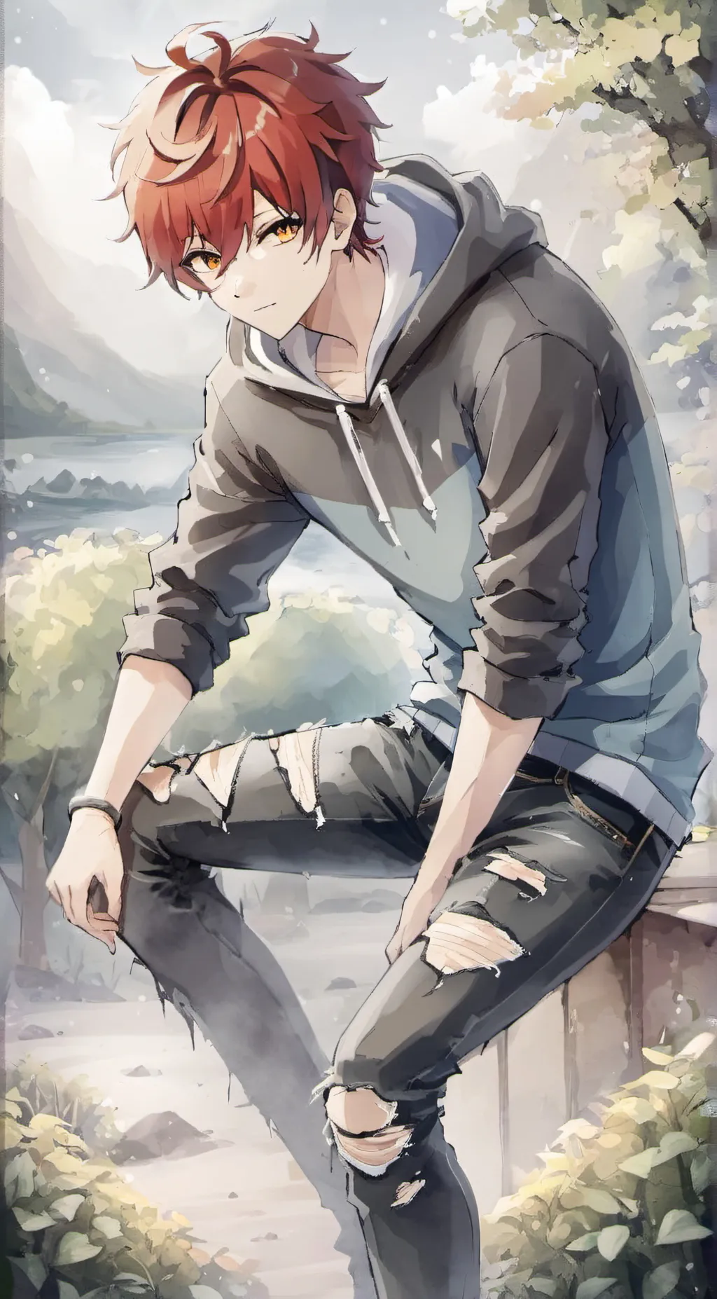 ai character: Max background