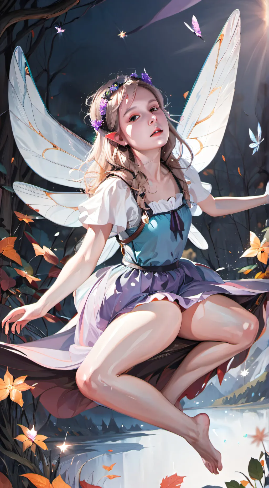 ai character: +×Moonli×+ background