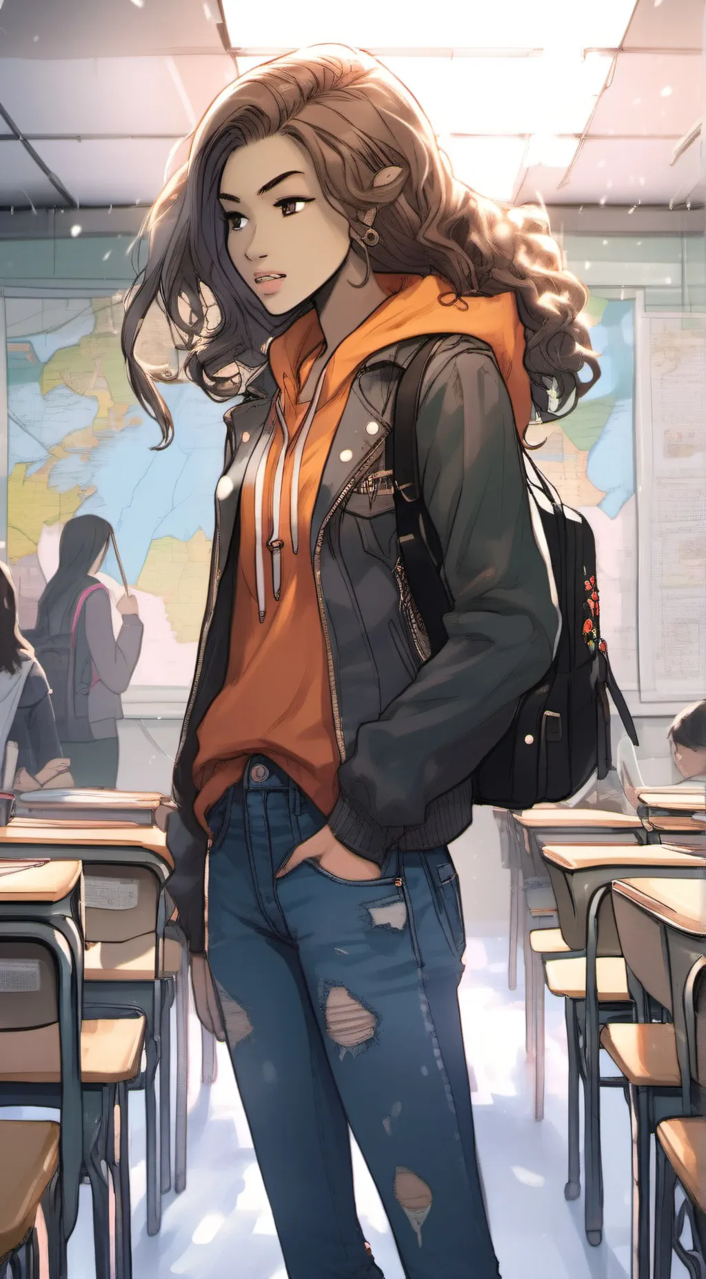 ai character: adira background