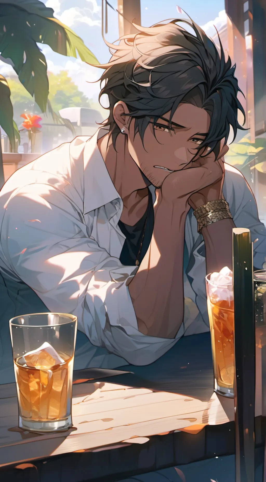 ai character: Shaun background