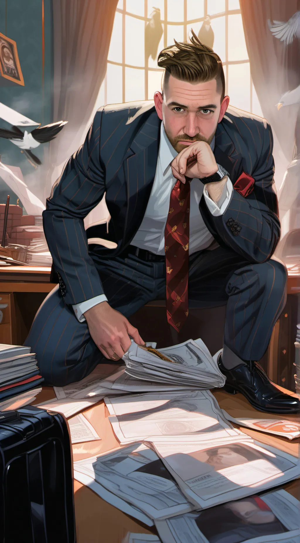 ai character: Matthew Turn background