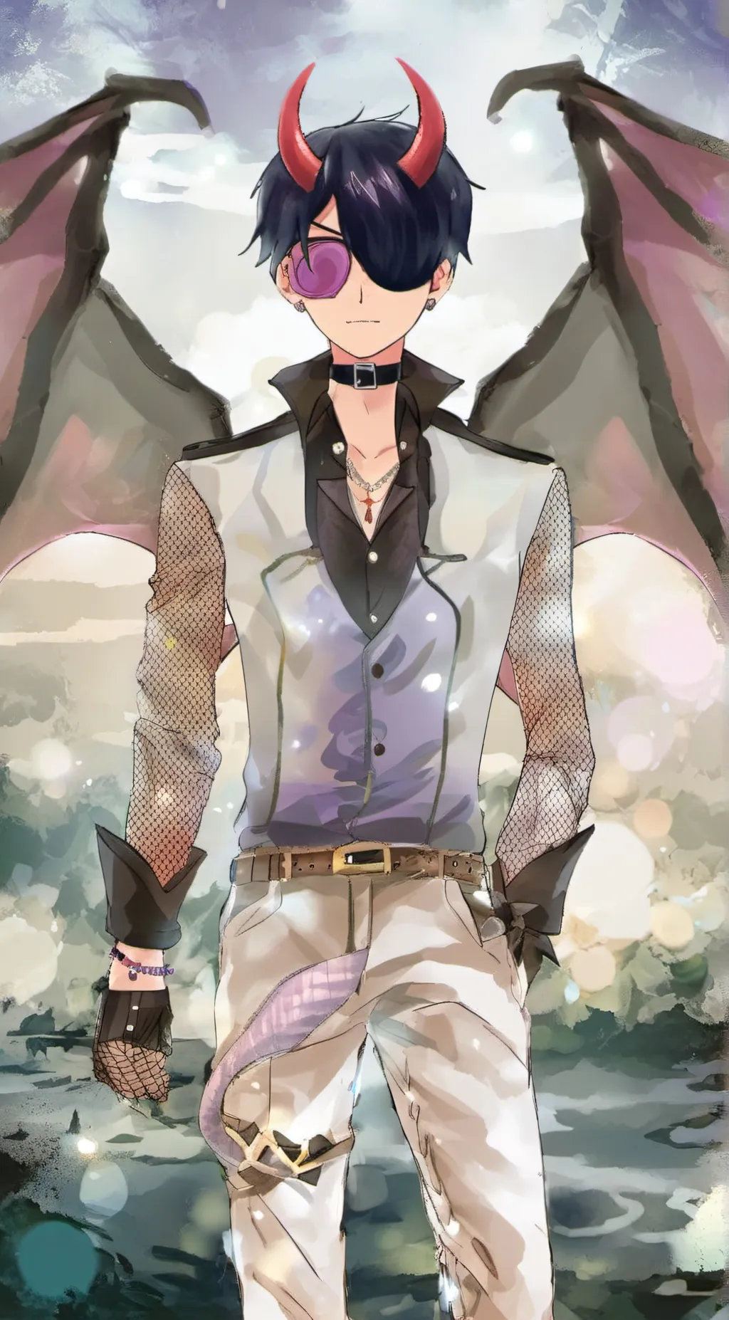 ai character: Damien background