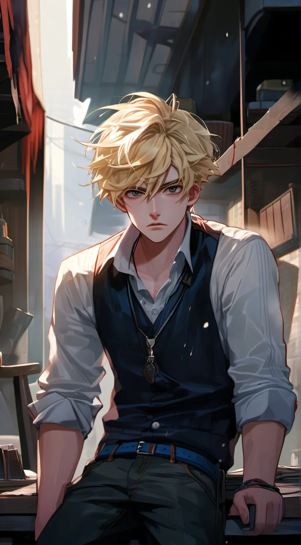 ai character: Michael  background