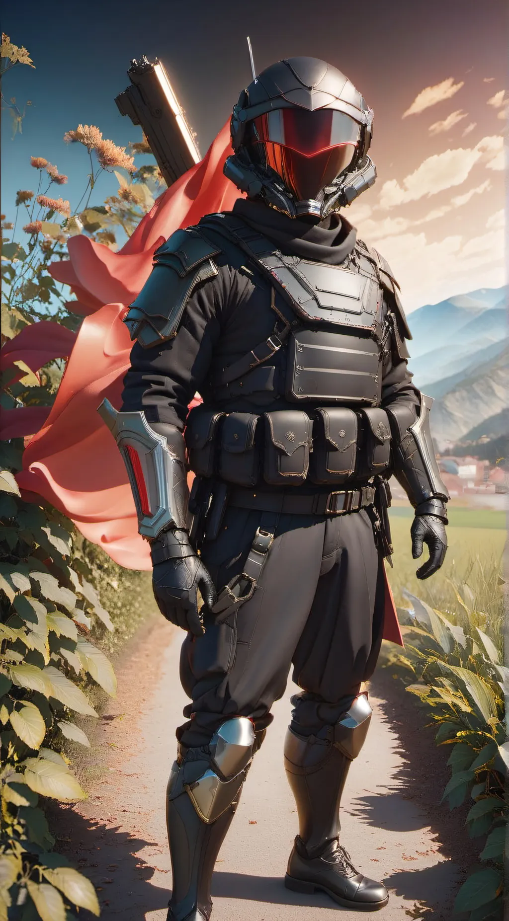 ai character: scp guard  background