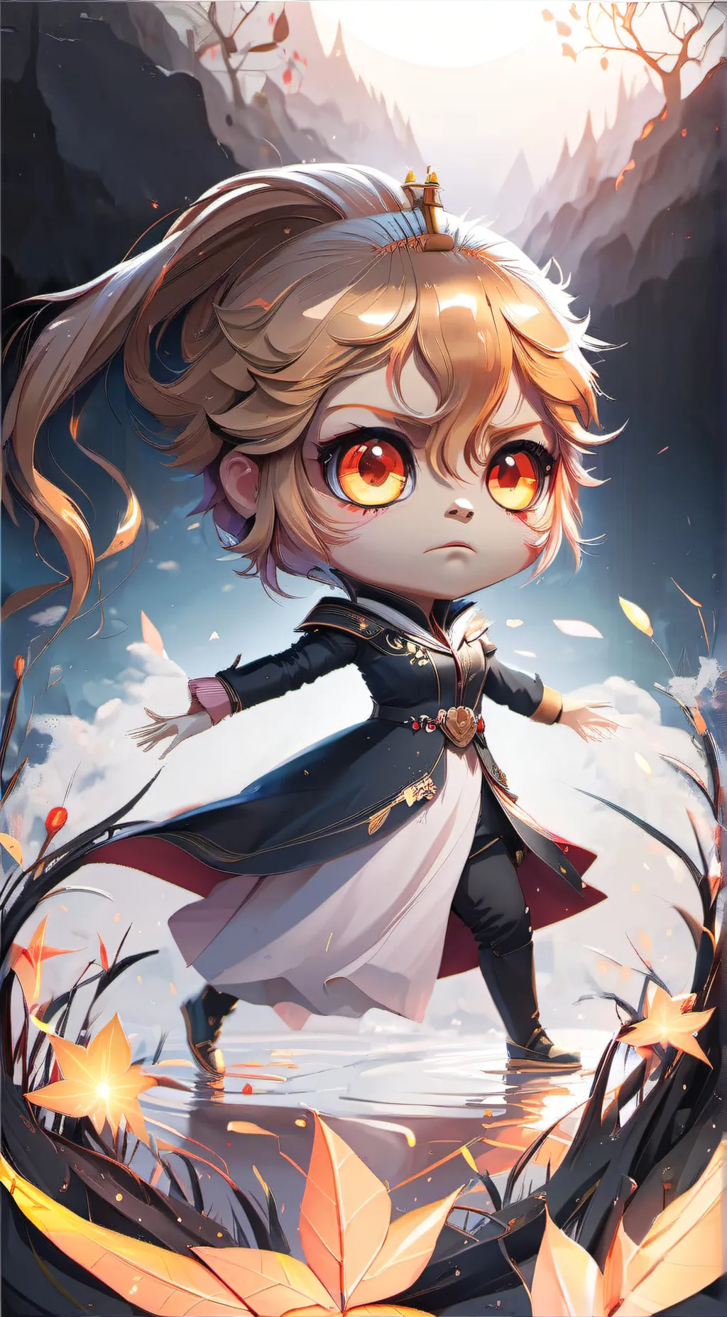 ai character: luna  background