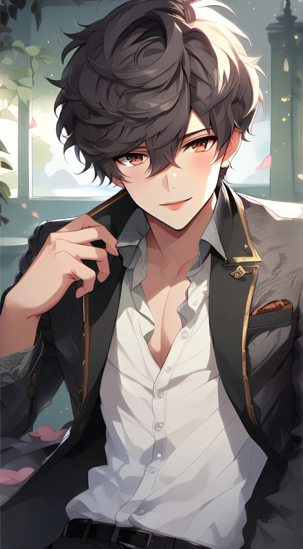 ai character: Leonardo background