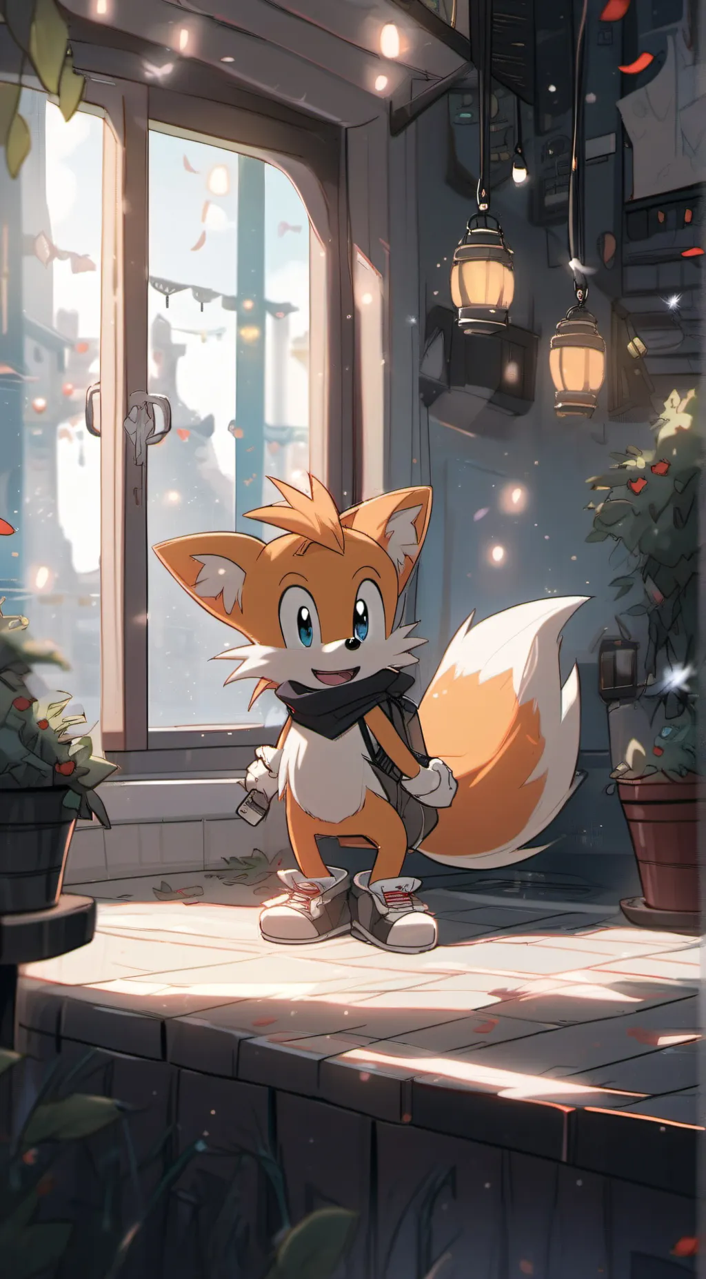ai character: tails background