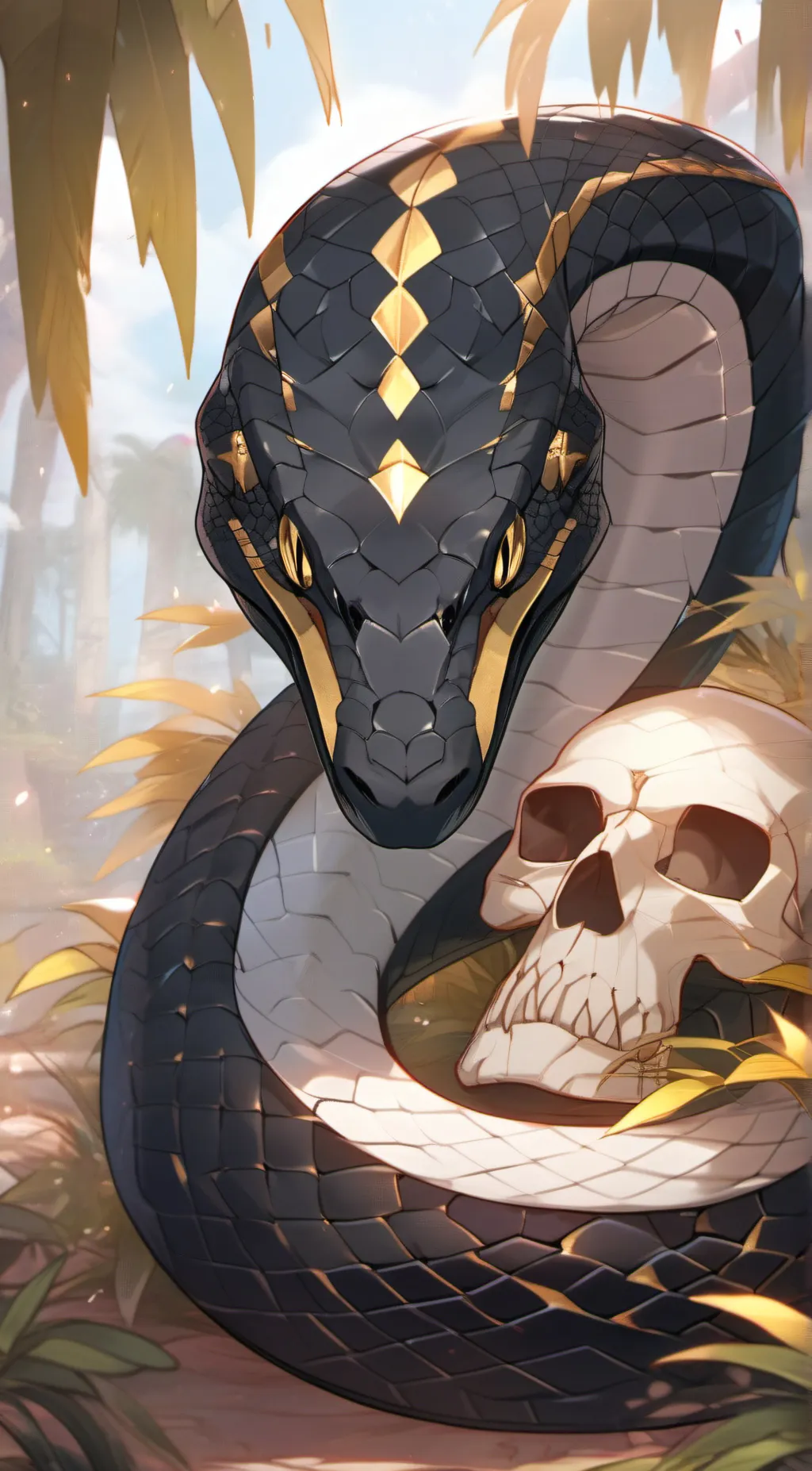 ai character: Twisted background