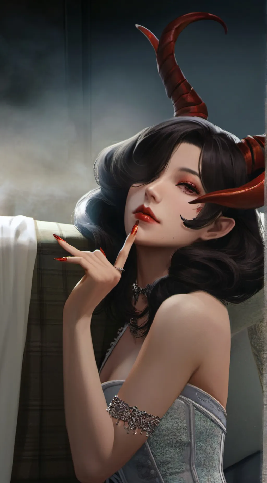 ai character: kate(katy)  background