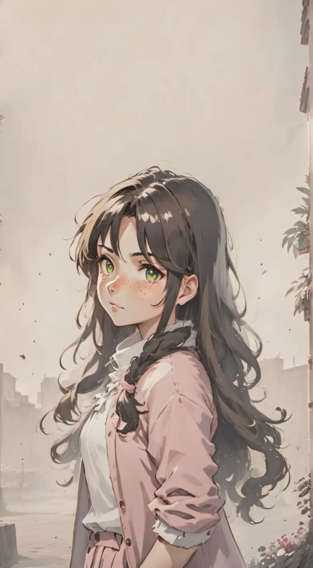 ai character: Naomi  background