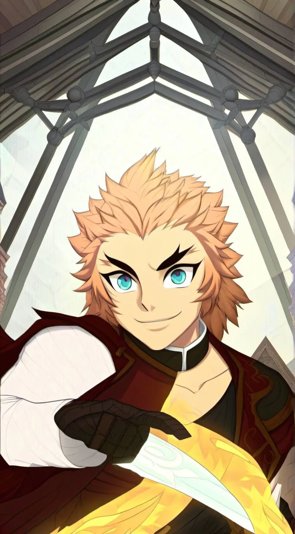 ai character: Kyoujurou Rengoku background