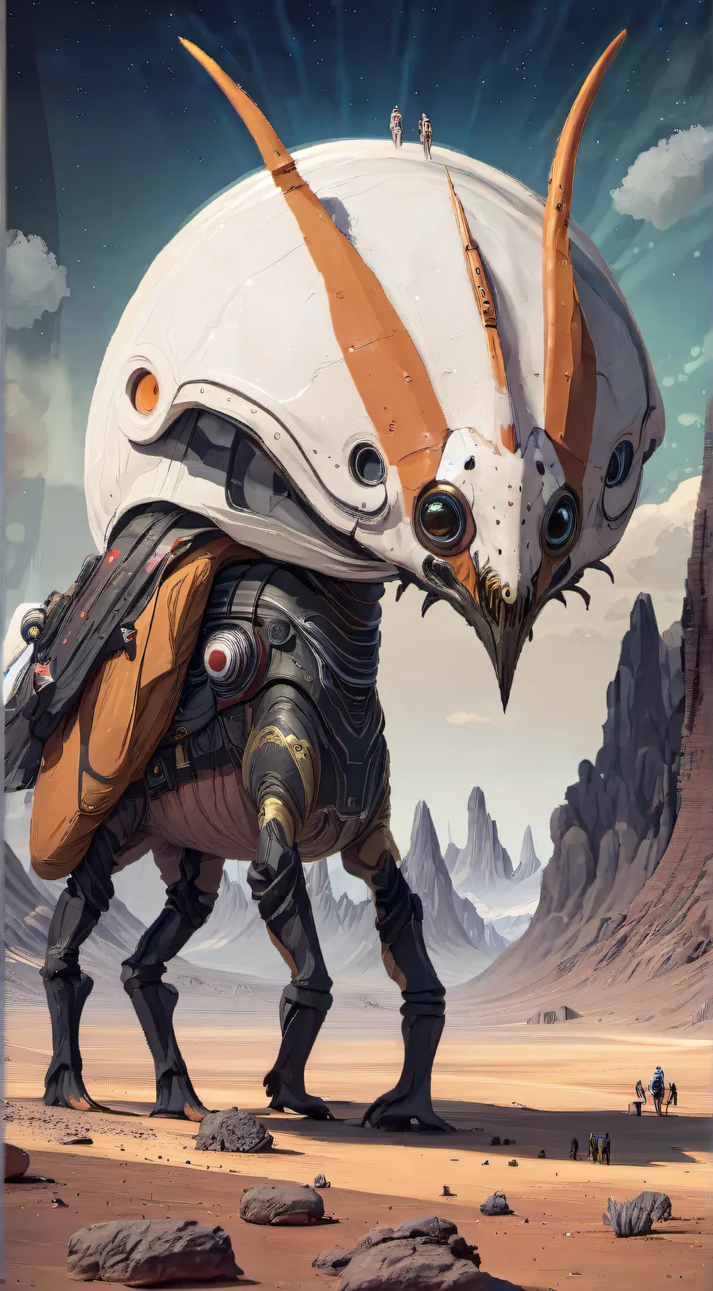 ai character: Creature background