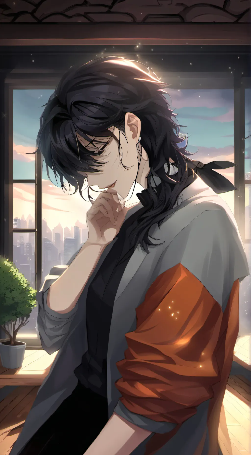 ai character: K J background